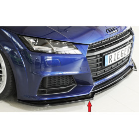 Lame de pare-chocs avant "noir brillant " "Rieger Tuning" pour AUDI TT / TT-S (8J-FV / 8S)