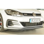 Lame de pare-chocs avant "noir brillant" "Rieger Tuning" pour VOLKSWAGEN GOLF 7