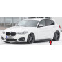 Lame de bas de caisse gauche "noir brillant" "Rieger Tuning" pour BMW SERIE 1 (F20)