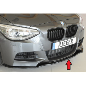 Lame de pare-chocs avant "noir brillant" "Rieger Tuning" pour BMW SERIE 1 (F20/F21)