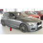 Lame de bas de caisse droite "noir brillant" "Rieger Tuning" pour BMW SERIE 1 (F20)