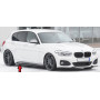 Lame de bas de caisse droite "noir brillant" "Rieger Tuning" pour BMW SERIE 1 (F20)