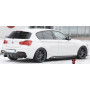 Lame de bas de caisse droite "noir brillant" "Rieger Tuning" pour BMW SERIE 1 (F20)