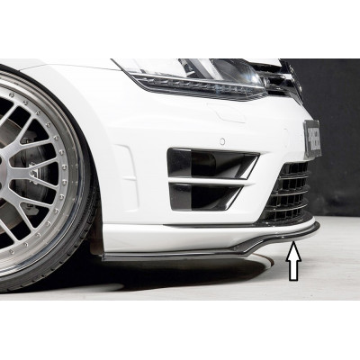 Lame de pare-chocs avant "noir brillant" "Rieger Tuning" pour VOLKSWAGEN GOLF 7