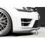 Lame de pare-chocs avant "noir brillant" "Rieger Tuning" pour VOLKSWAGEN GOLF 7