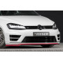 Lame de pare-chocs avant "noir brillant" "Rieger Tuning" pour VOLKSWAGEN GOLF 7