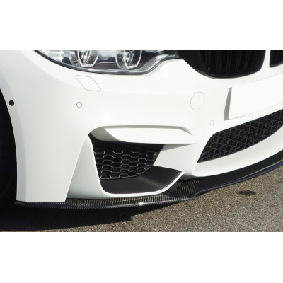 Max auto Carbon - Grille de calandre performance - En carbone véritable -  Grands coins - Pour pare-choc avant BMW M3 F80 M4 F82 F83.