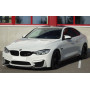 Lame de pare-chocs avant "Carbone véritable" "Rieger Tuning" pour BMW M4 (F82/F83)