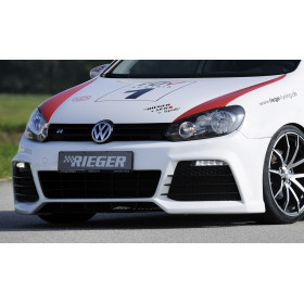 Pare-chocs avant "noir brillant" "Rieger Tuning" pour VOLKSWAGEN GOLF 6