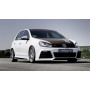 Pare-chocs avant "noir brillant" "Rieger Tuning" pour VOLKSWAGEN GOLF 6