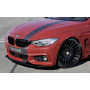 Lame de pare-chocs avant "noir brillant" "Rieger Tuning" pour BMW SERIE 4 (F32/F33)