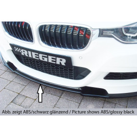 Lame de pare-chocs avant "noir" "Rieger Tuning" pour BMW SERIE 3 (F30/F31)