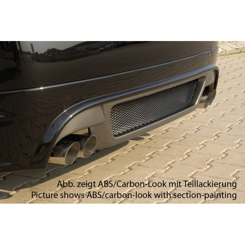 Ajout de pare-chocs arrière Carbon look Rieger Tuning pour BMW SERIE 3  (E90/E91)