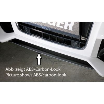 Lame de pare-chocs avant "Carbon look" "Rieger Tuning" pour AUDI A5 (B8/B81)