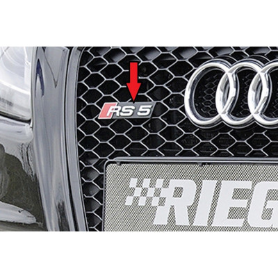 Logo RS5 pour calandre "Rieger Tuning" pour AUDI S5 (B8/B81)