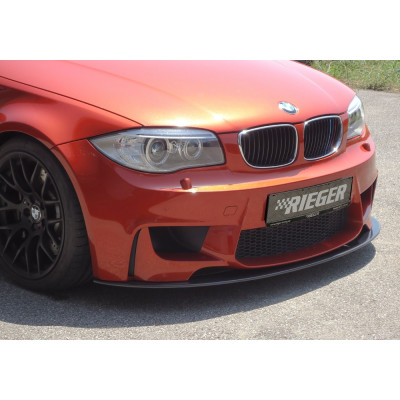 Lame de pare-chocs avant Carbone "Rieger Tuning" pour BMW M1 TYPE E82