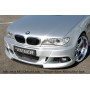 Lame pour pare-chocs avant "noir" "Rieger Tuning" pour BMW SERIE 3 (E46)