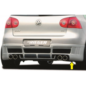 Ajout de pare-chocs arrière "Rieger Tuning" pour VOLKSWAGEN GOLF 5