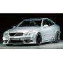 Bas de caisse gauche "noir" "Rieger Tuning" pour MERCEDES CLK (W209)