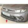 Lame de pare-chocs avant "noir" "Rieger Tuning" pour VOLKSWAGEN POLO GTI (AW)