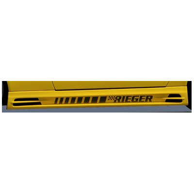 Autocollant bas de caisse "Rieger" noir