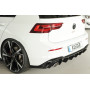 Diffuseur de pare-chocs arrière "Noir brillant" "Rieger Tuning" pour VOLKSWAGEN GOLF 8 GTI Clubsport / Clubsport 45