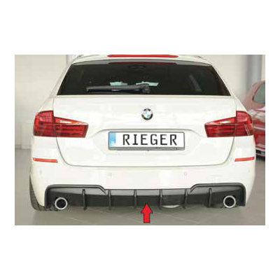 Diffuseur de pare-chocs arrière Noir Rieger Tuning pour BMW
