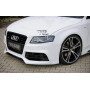 Lame pour pare-chocs avant "noir" "Rieger Tuning" pour AUDI S4 (B8/B81)