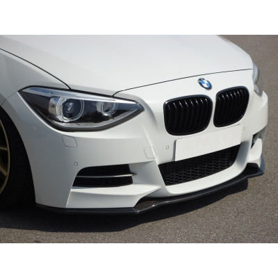 Lame de pare-chocs avant "Carbone véritable" "Rieger Tuning" pour BMW SERIE 1 (F20/F21)