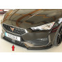 Lame de pare-chocs avant "noir" "Rieger Tuning" pour CUPRA LEON TYPE KL