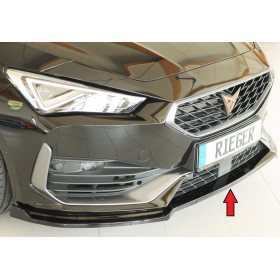 Lame de pare-chocs avant "noir brillant" "Rieger Tuning" pour CUPRA LEON TYPE KL