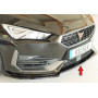 Lame de pare-chocs avant "noir brillant" "Rieger Tuning" pour CUPRA LEON TYPE KL