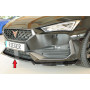 Lame de pare-chocs avant "noir brillant" "Rieger Tuning" pour CUPRA LEON TYPE KL