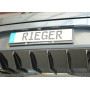 Diffuseur de pare-chocs arrière "noir brillant" "Rieger Tuning" pour CUPRA LEON TYPE KL (avec attelage)