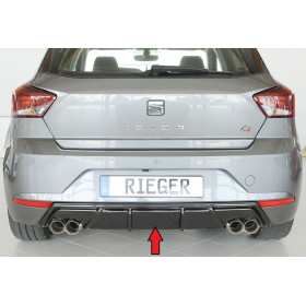 Diffuseur de pare-chocs arrière "Noir brillant" "Rieger Tuning" pour SEAT IBIZA FR (KJ)