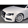 Lame de pare-chocs avant "noir" "Rieger Tuning" pour AUDI A4 (B8/B81)