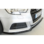 Lame de pare-chocs avant "noir brillant" "Rieger Tuning" pour AUDI S3 (8V)