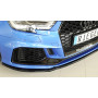 Lame de pare-chocs avant "noir brillant" "Rieger Tuning" pour AUDI RS3 (8V)