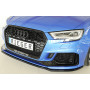 Lame de pare-chocs avant "noir brillant" "Rieger Tuning" pour AUDI RS3 (8V)