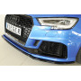 Lame de pare-chocs avant "noir brillant" "Rieger Tuning" pour AUDI RS3 (8V)