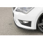 Lame de pare-chocs avant "noir brillant" "Rieger Tuning" pour SEAT LEON FR (5F)