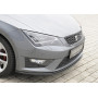 Lame de pare-chocs avant "noir" "Rieger Tuning" pour SEAT LEON CUPRA (5F)