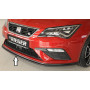 Lame de pare-chocs avant "Noir" "Rieger Tuning" pour SEAT LEON FR (5F)