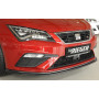 Lame de pare-chocs avant "Noir" "Rieger Tuning" pour SEAT LEON FR (5F)