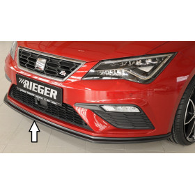 Lame de pare-chocs avant "Noir" "Rieger Tuning" pour SEAT LEON CUPRA (5F)