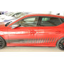 Lame de bas de caisse gauche "noir brillant" "Rieger Tuning" pour SEAT LEON (KL)