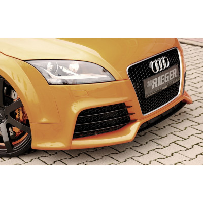 Lame de pare-chocs avant "noir" "Rieger Tuning" pour AUDI TT (8J)